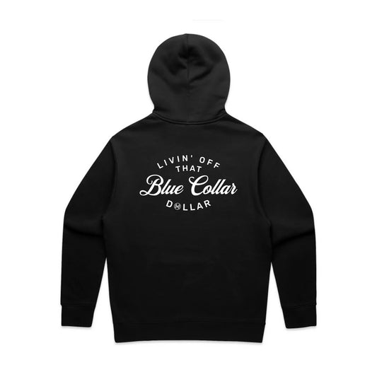Mad Hatter Blue Collar Dollar Hoodie