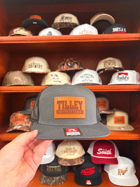 TO Charcoal 7 Panel Hat