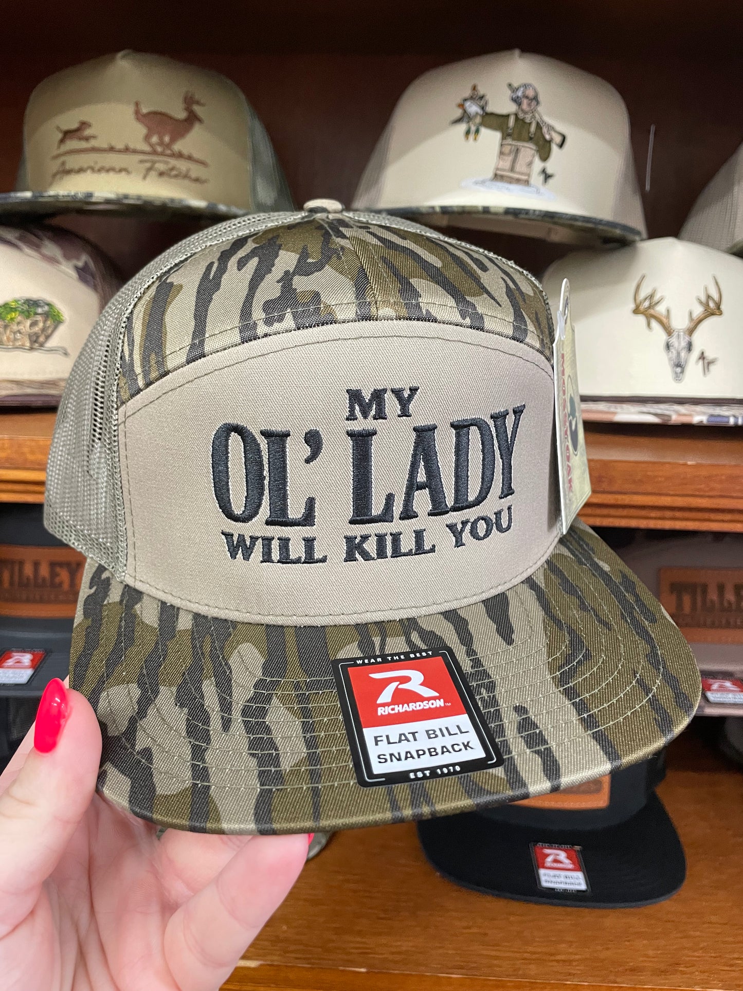 Mad Hatter My Ol Lady Will Kill You Hat