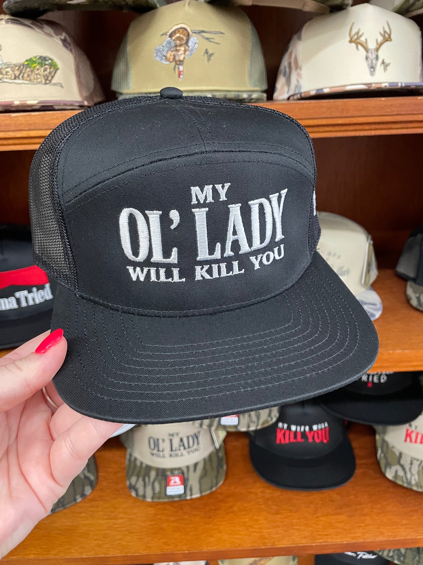Mad Hatter My Ol Lady Will Kill You Hat
