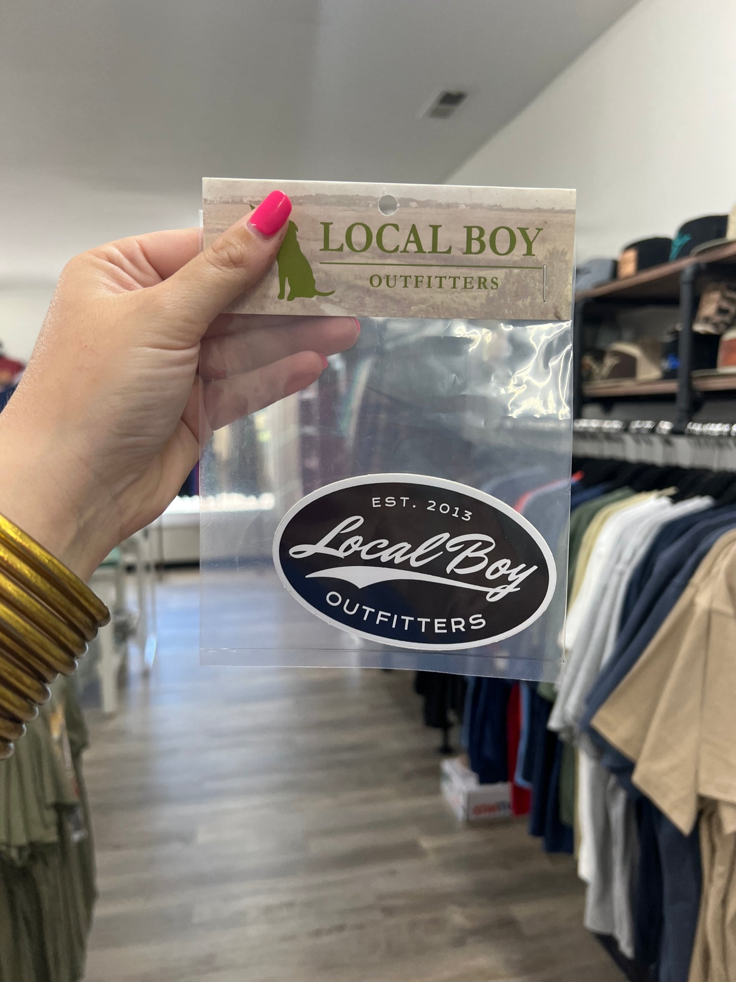 Local Boy Vintage Label Decal