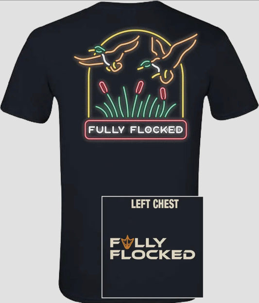 Fully Flocked Neon Ducks Tee