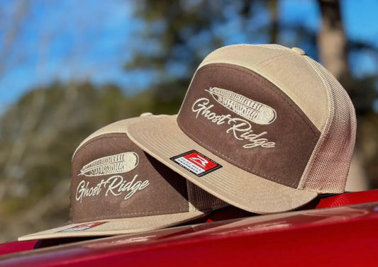 Ghost Ridge Richardson 168 Khaki/Brown 7 Panel Feather Hat