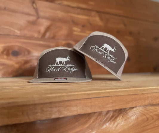 Ghost Ridge Richardson 168 Khaki/Brown 7 Panel Cruiser Hat