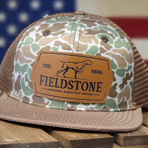 Fieldstone Old School Brown Bill Hat