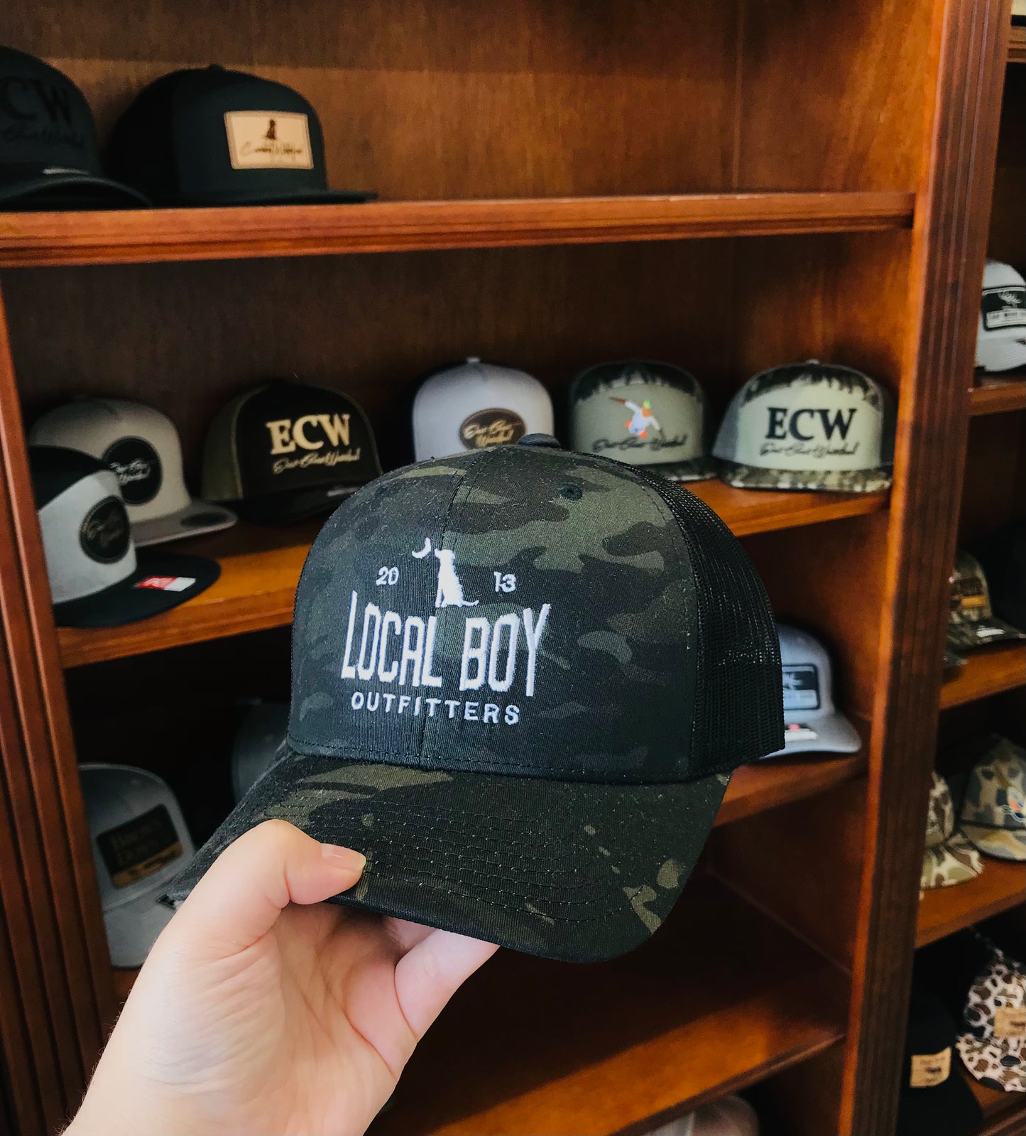 Local Boy Camo Embroidered Hat