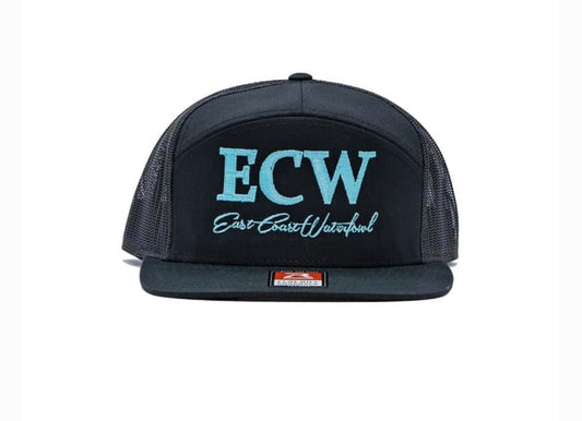 Embroidered ECW Logo 7 Panel Hat SEAFOAM