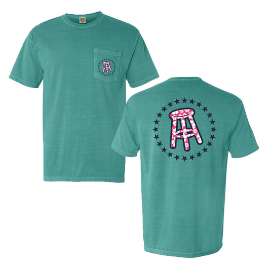 Barstool Sports Stars & Stools Hawaiian Pocket Tee