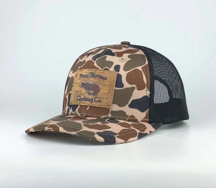 Pimp Shrimp Old School Camo Trucker Hat – Tilley Outfitters