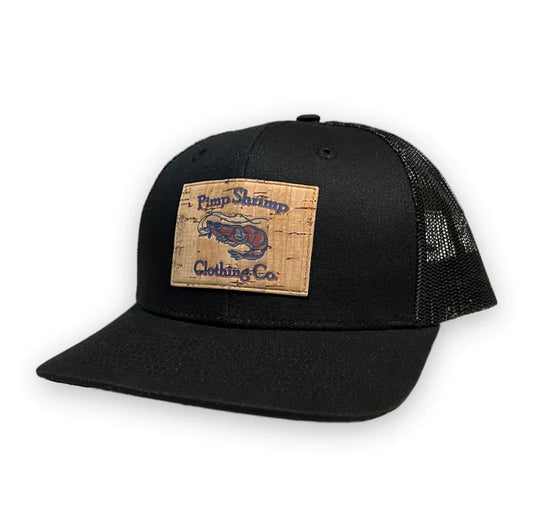 Pimp Shrimp Pitch Black Trucker Hat