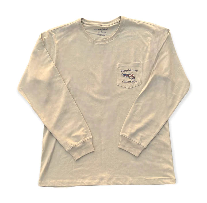 Pimp Shrimp The Camo Back Long Sleeve