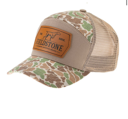 Fieldstone 7 Panel Camo Hat