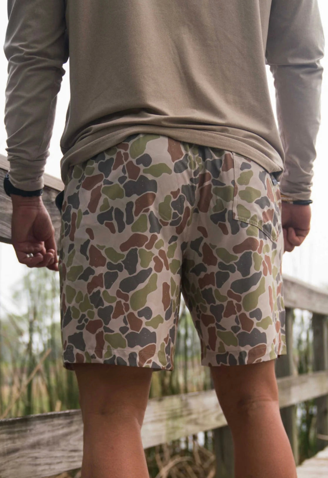 Burlebo Everyday Shorts- Driftwood Camo