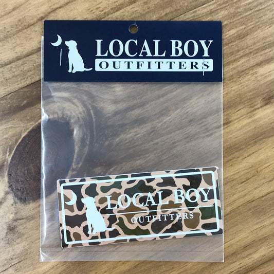 Local Boy Camo Logo Decal