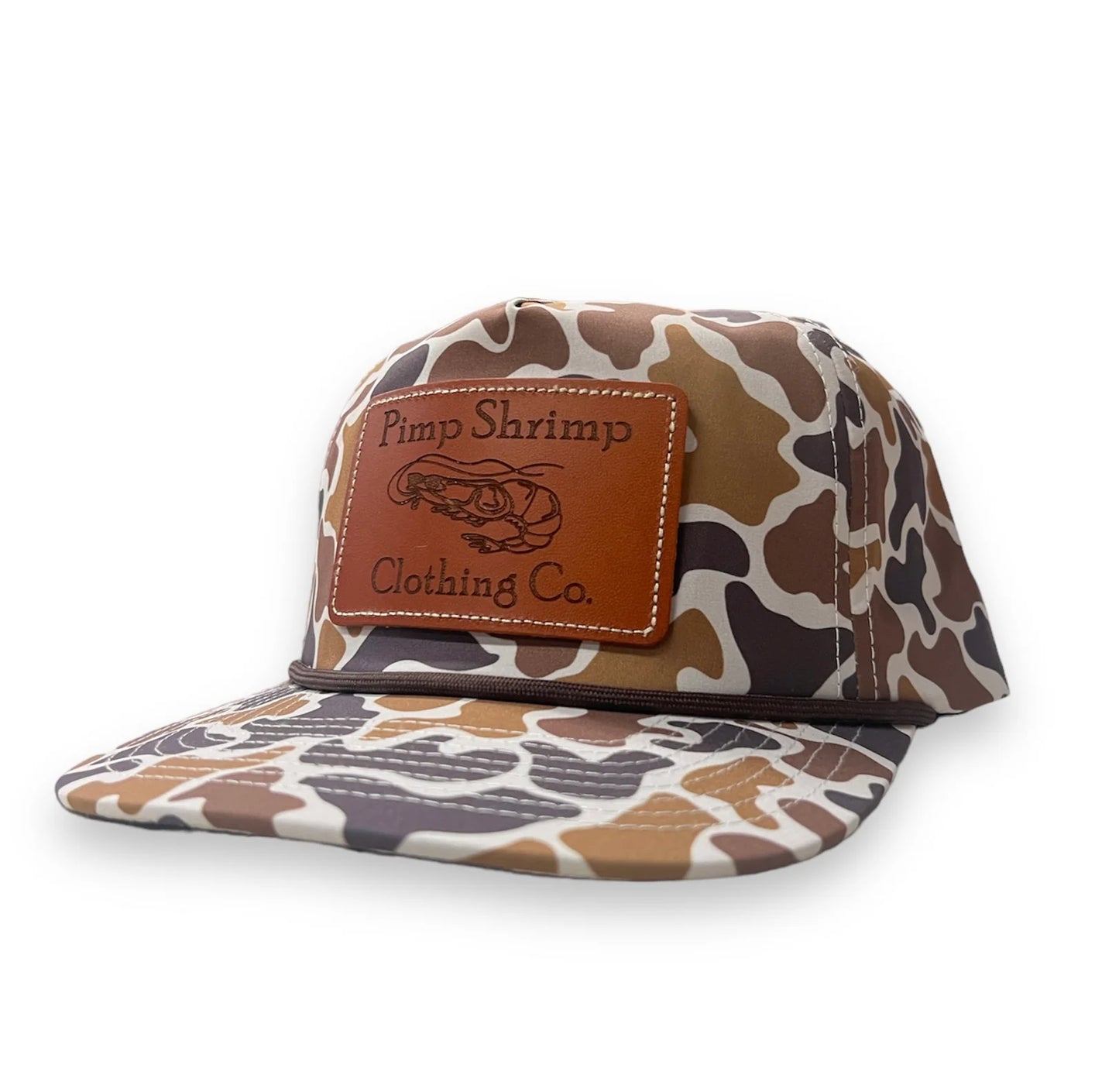 Pimp Shrimp New School Camo Rope Hat